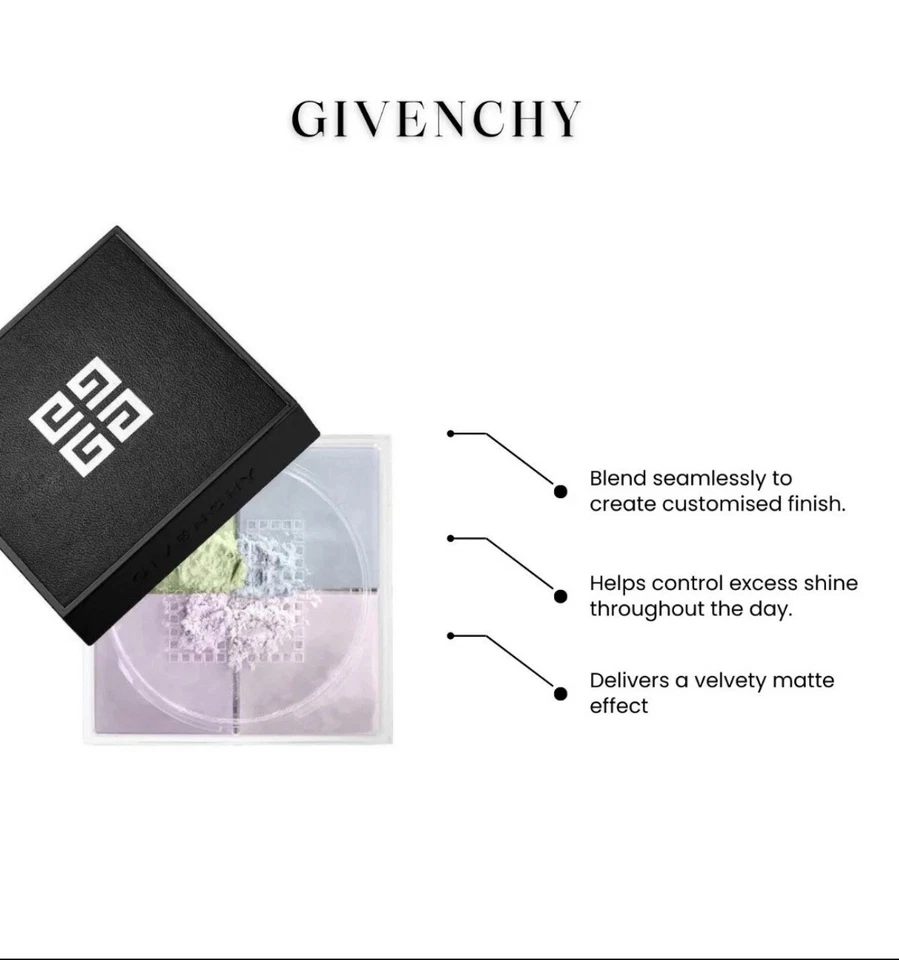 Givenchy Prisme Libre Loose Powder 01 Mousseline Pastel Discontinued NIB Sealed - Image 3 of 4