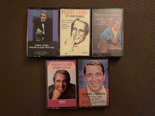 Perry Como 5 Cassette Tapes Vintage Rare