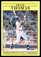 Frank Thomas 1991 Fleer #138 White Sox MLB READ FREE SHIPPING AutographDen
