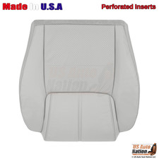 2006-2007 For Jeep Commander Limited Leather Front Driver Bottom Seat Cover Gray