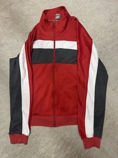 Nike Sportswear Colorblock Track Jacket - Red/White/Black - Men's Large