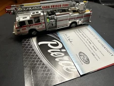 1:50 Scale TWH Collectibles Frisco Fire Dept, TX Ladder E606 Pierce Velocity 75’