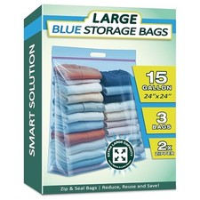 15 Gallon Extra Large Storage Bags with Handles 3