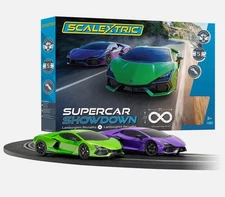 Scalextric Supercar Showdown-Lamborghini Revuelto 1:32 Slot Car Race Set C1457TF