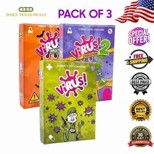 Virus 1 2 3 Halloween Board Game Interactive Family Party