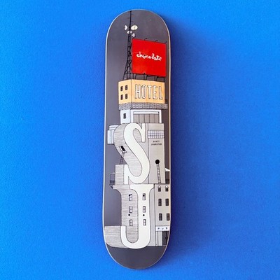 Rare! NOS Scott Johnston Chocolate Skateboard Deck Tower Series