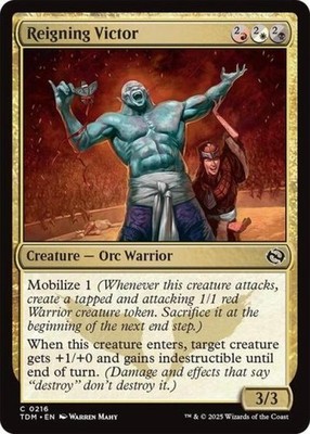 Reigning Victor - NM Foil C : Tarkir: Dragonstorm