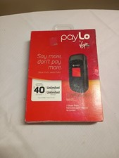 NEW Samsung Virgin Mobile Paylo Flip Phone Black Virgin Mobile