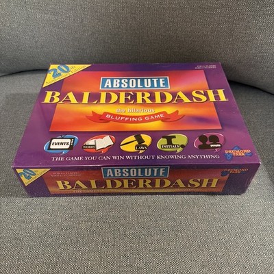 Absoloute Balderdash 20th Anniversary Edition Drummond Park Neu Sealed 2007