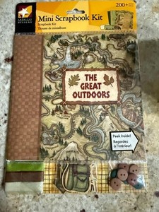 NIP American Traditional Designs Mini Scrapbook Kit THE GREAT OUTDOORS