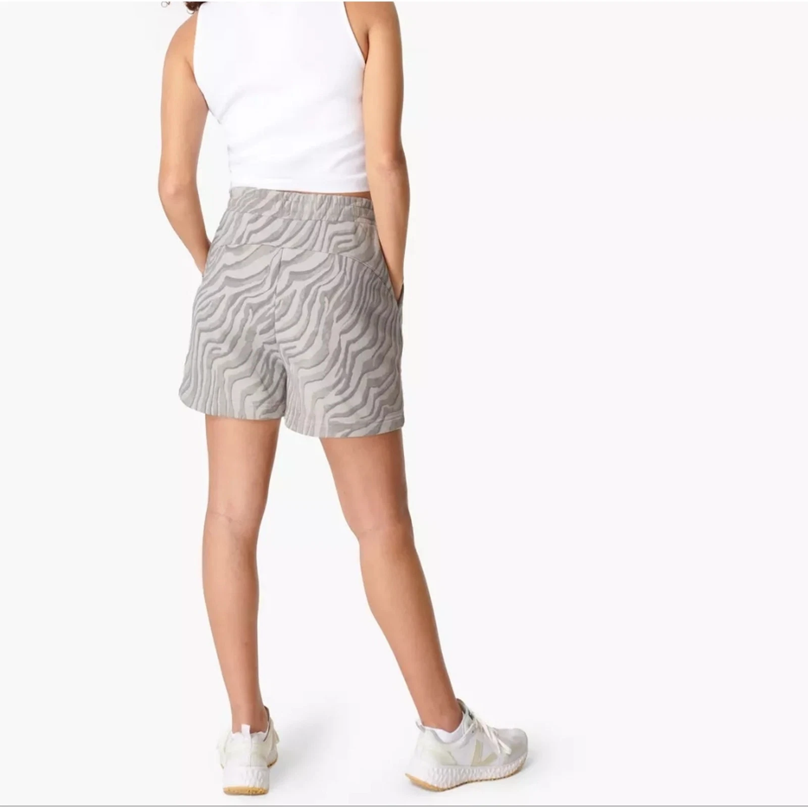 sweaty-betty the essentials zebra print shorts