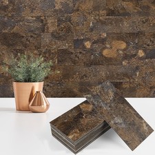 100 Pieces Peel and Stick Backsplash for Kitchen, 3" x 6" PVC Subway Tile 202...