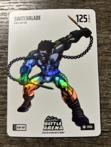 Travis Hunter SWITCHBLADE Blizzard Foil Steel Bo Jackson Battle Arena BLBF607 26