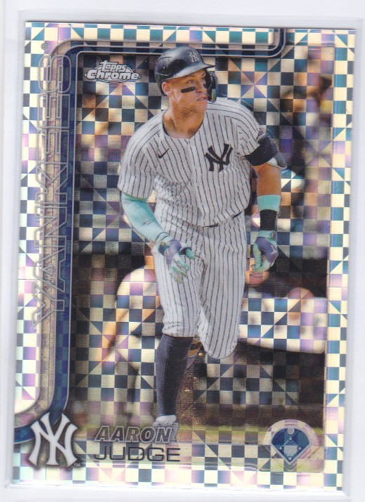 2025 Topps Chrome - Aaron Judge #99 X-Fractor Refractor