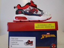 Marvel Disney Spider-Man Fashion Athletic Toddler Sneakers Red Size 6T
