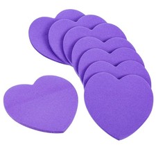 8 Pcs Purple Heart Sticky Notes, Cute Sticky Notes -Stick Notes Strong Adhesi...