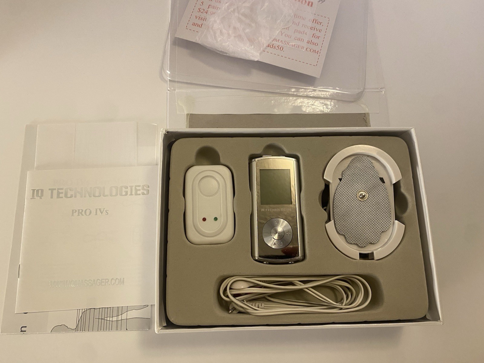 IQ Technologies Pro IV’s Massager Unit For Pain Relief And Stress!