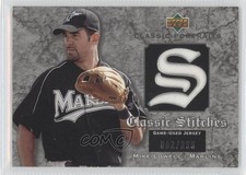 2003 Upper Deck Classic Portraits Stitches Jerseys 2/299 Mike Lowell #GJ-ML 0f1