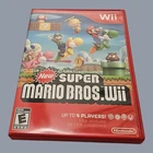 New Super Mario Bros. Wii Nintendo Wii Game Complete w/ Manual & Case ESRB E