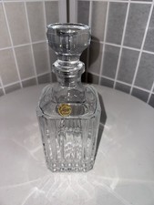 Vintage Cristal d'Arques genuine lead crystal decanter made in France