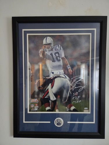 PEYTON MANNING 16X20 AUTOGRAPHED PHOTO W/ INSCRIPTION