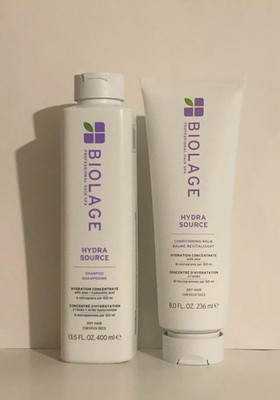 Biolage Hydra Source Shampoo [13.5 OZ] & Conditioning Balm [8 OZ] Set