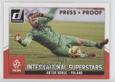 2015 Donruss International Superstars Press Proof Gold /99 Artur Boruc #55 7k8