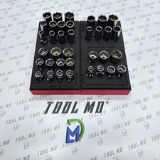 Snap-on Tools 36pc 38 Drive Metric Sae Swivel Socket Set 222sfsumfr 214fsufr Snap-on Tools 36pc 38 Drive Metric Sae Swivel Socket Set 222sfsumfr 214fsufr