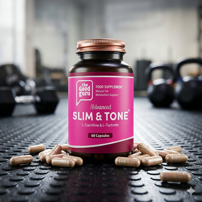 Slim & Tone Vegan 60 Kapseln L-Carnitin Grüntee & Kaffee Extrakt Energie UK
