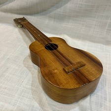 Vintage GOLD Label KAMAKA Solid Koa Soprano Ukulele 1954-1969  DAMAGED, READ 