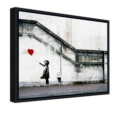 Canvas Print Painting Picture Wall Art Home Decor Banksy Grafitti Girl Abstract