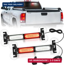 40led Red White Emergency Strobe Traffic Advisor Light Bar With Suction Cups Das 40led Red White Emergency Strobe Traffic Advisor Light Bar With Suction Cups Das