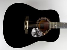 Clint Black Autographed Signed Sunburst Acoustic Black Guitar Country Music ACOA
