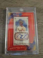 2010 Topps Allen & Ginter's - Framed Mini Autographs Red Frame  Dustin Pedoroia
