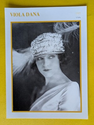 VIOLA DANA (Stummfilm-Star) / Filmstar - Sammelkarte