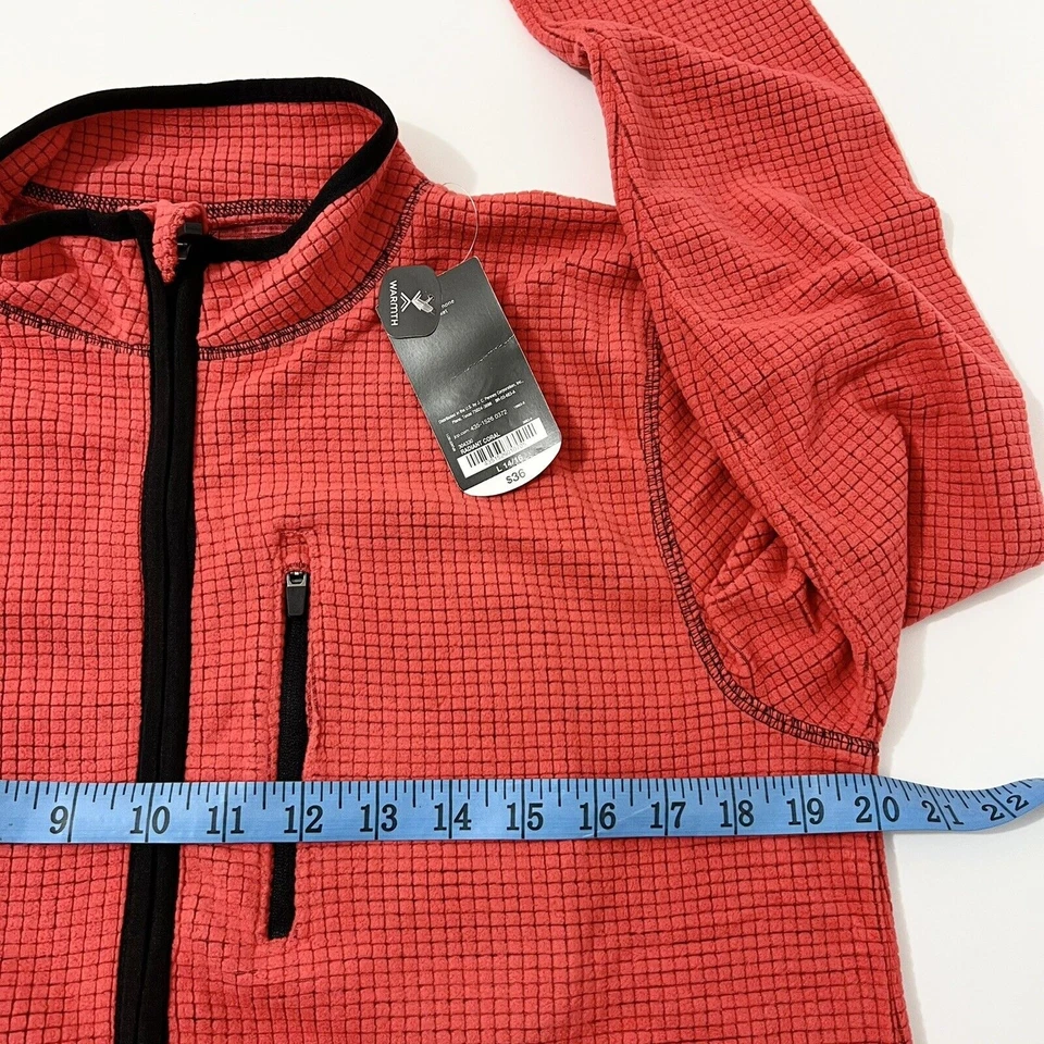 Jaqueta Xersion Big Boys tamanho GRANDE 14-16 peso médio zíper frontal coral nova com etiquetas - Imagem 2 de 4