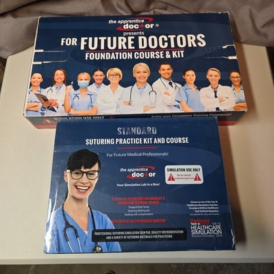 The Apprentice Doctor FOR FUTURE DOCTORS Foundation course kit And Suturing Kit