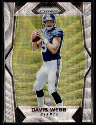 2017 Panini Prizm Silver Wave Davis Webb RC #36/149 New York Giants #263