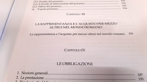 DIRITTO ROMANO - REALI POSSESSO - RAPPRESENTANZA - OBBLIGAZIONI - BRIGUGLIO - Imagen 3 de 6