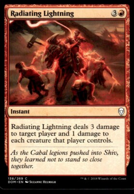 2018 MTG Radiating Lightning Common Dominaria #138