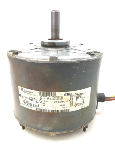 GE 5KCP39FGS071S Condenser FAN MOTOR 1/4 HP 230V HC39GE236A 1100RPM used #MB689
