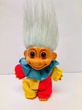 Vintage Russ Troll doll Clown Jester 1990s Collectible Nostalgia Toy Cute BIN11