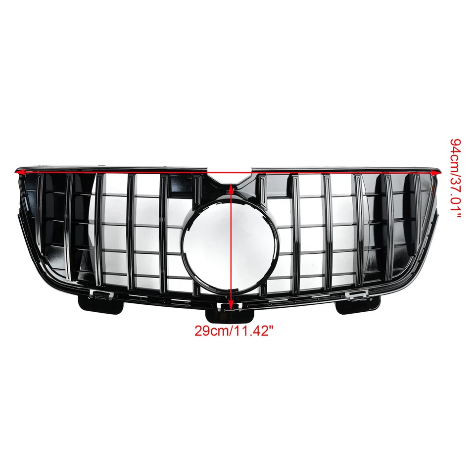 Front Bumper Grill Grille Fits Mercedes-Benz GL-Class X164 GL450 GL500 2010-12 Foto 2 de 4