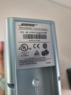 【美品】Bose MediaMate Pair Of Bose MediaMate Computer Speakers - Ice Blue | eBay