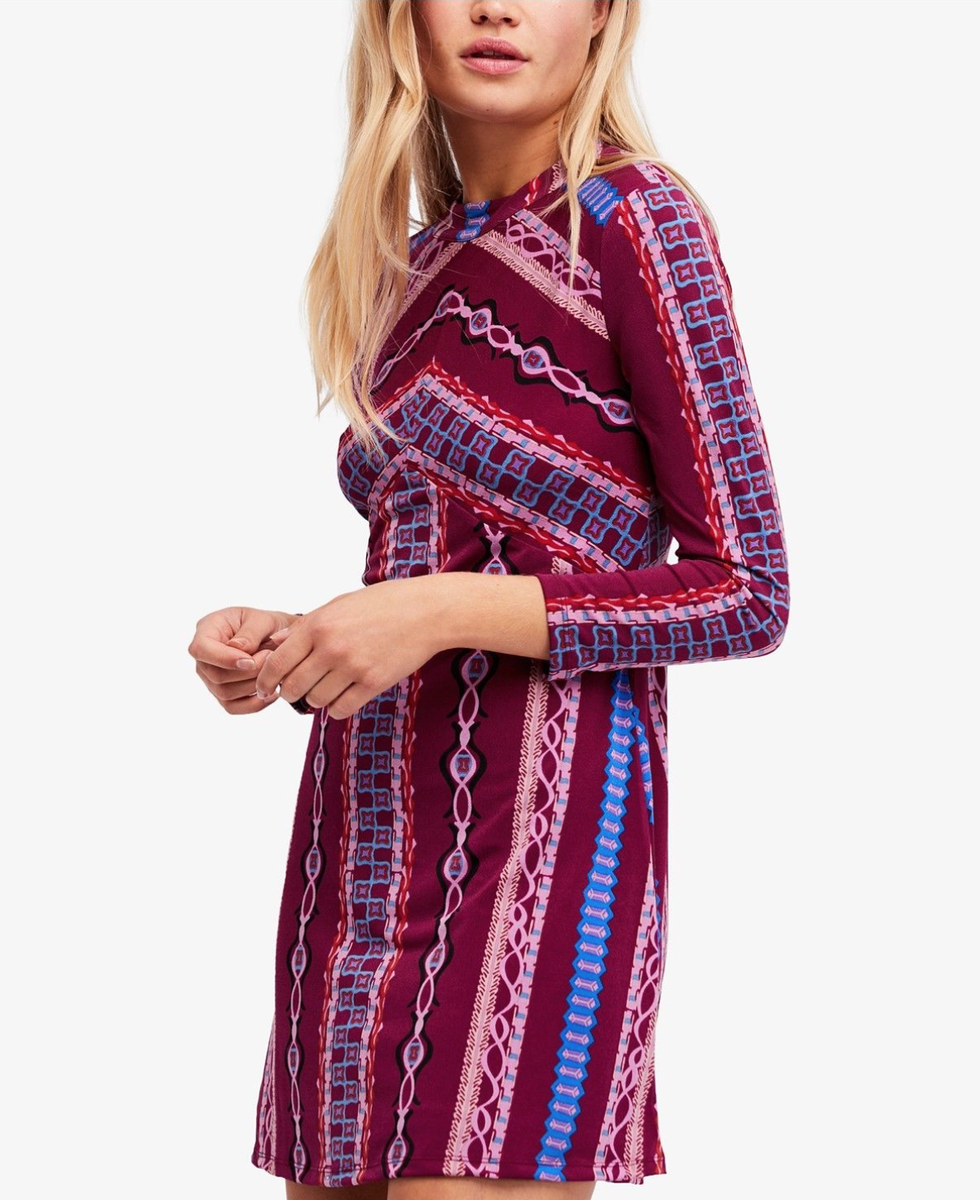 chinese dress ladies Small / Denim Combo main image 0