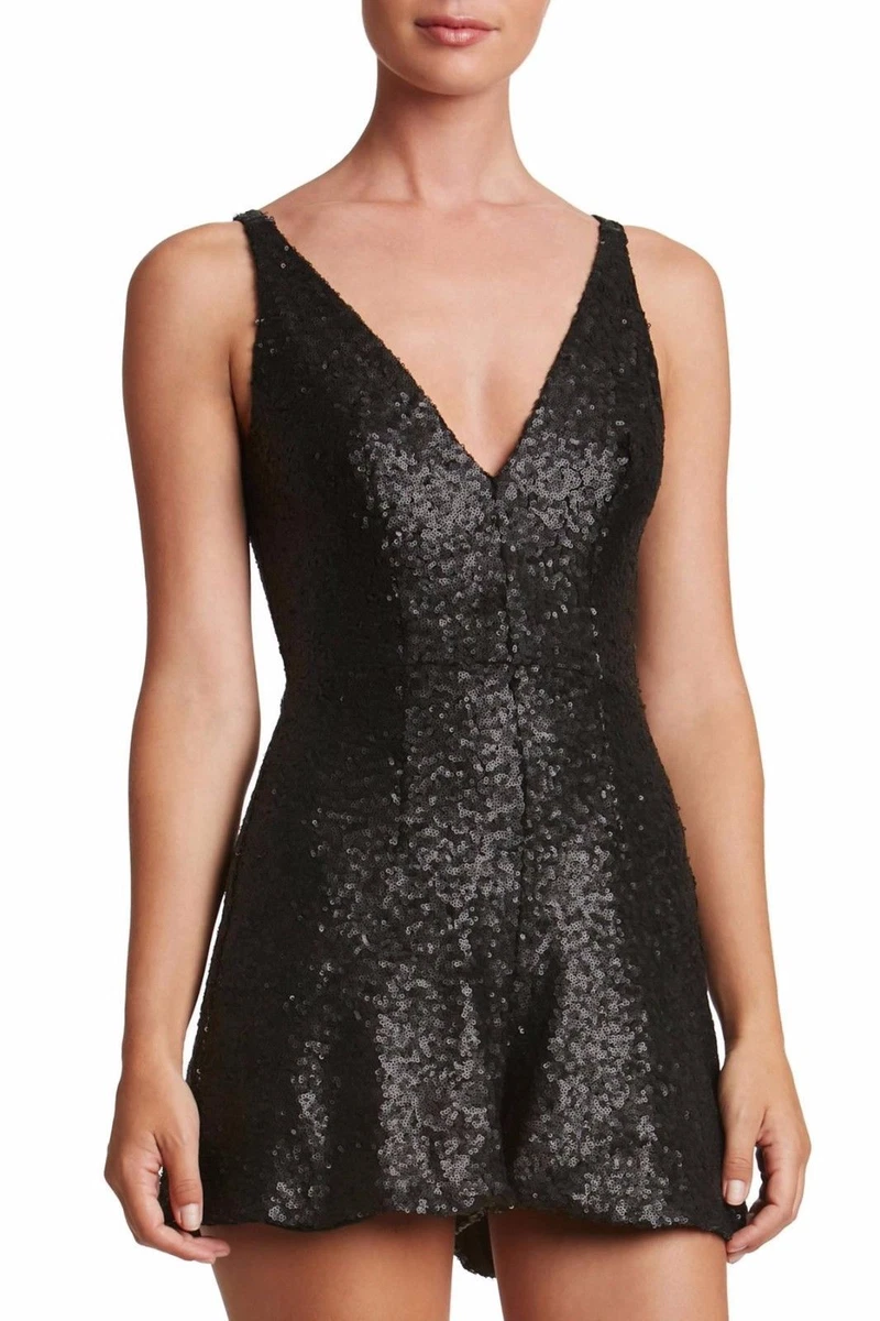 Dress the population sequin romper cheap