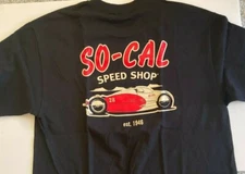 So-Cal Speed Shop Belly Tank Profile (1040) Mens Black T-SHIRT 100% COTTON 