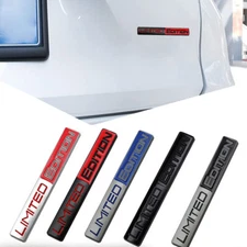 3D Limited Edition Metal Adhesive Emblem Trunk Badge Fender Sticker Decal