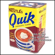 Fridge Fun Refrigerator Magnet NESTLE'S CHOCOLATE QUIK CAN -Version A- Die-Cut