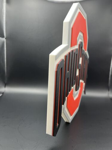 Ohio State Buckeyes Logo Sign Display | 3D Wall Desk Shelf Art - Picture 4 of 4